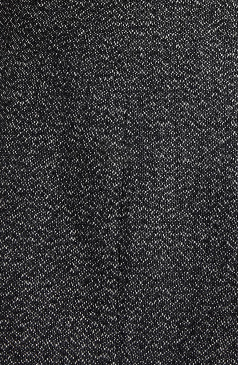 Courrèges Caviar Wool Tweed Miniskirt, Alternate, color, Black/ Heritage White