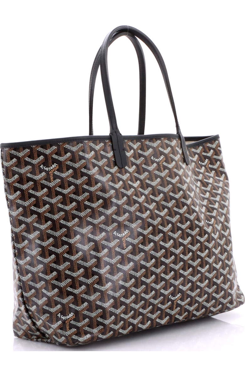Pre-Owned Goyard Saint Louis Tote Coated Canvas PM, Alternate, color, Black