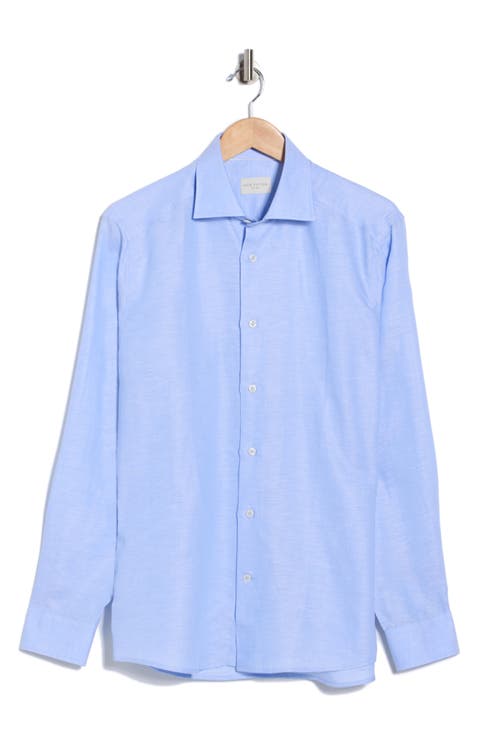 Herschel Linen & Tencel™ Blend Button-Up Shirt