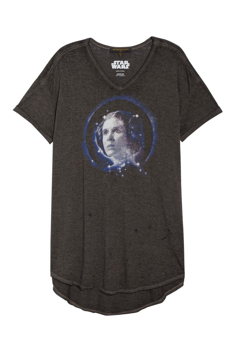 Star Wars™ Leia Nightshirt, Alternate, color, BLACK STAR LEIA