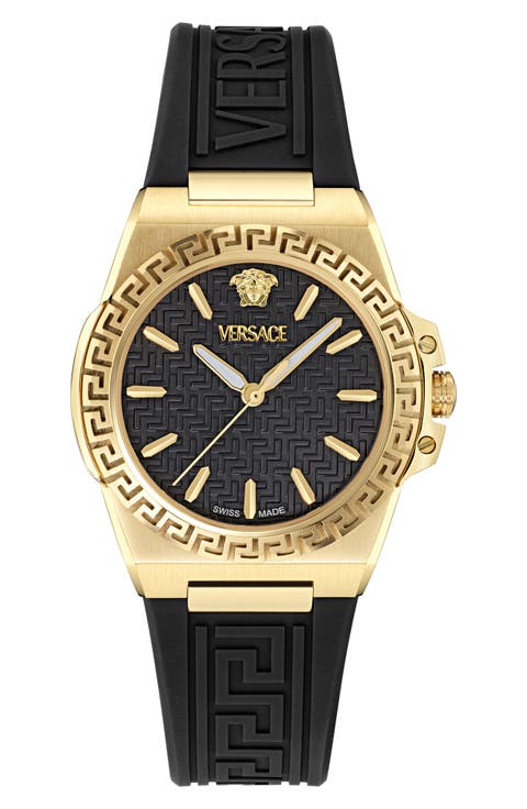 Greca Reaction Recycled PU Strap Watch, 38mm