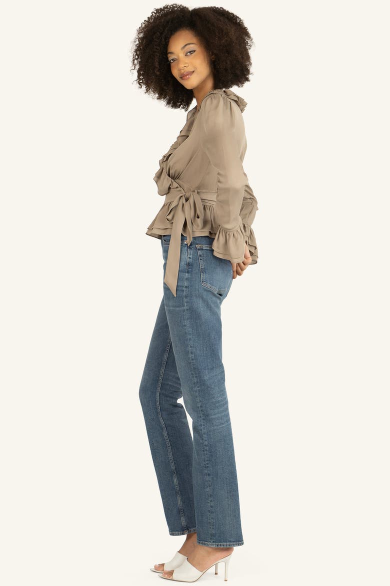 Noelle Blouse, Alternate, color, Taupe