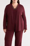 AK ANNE KLEIN Open Front Cardigan