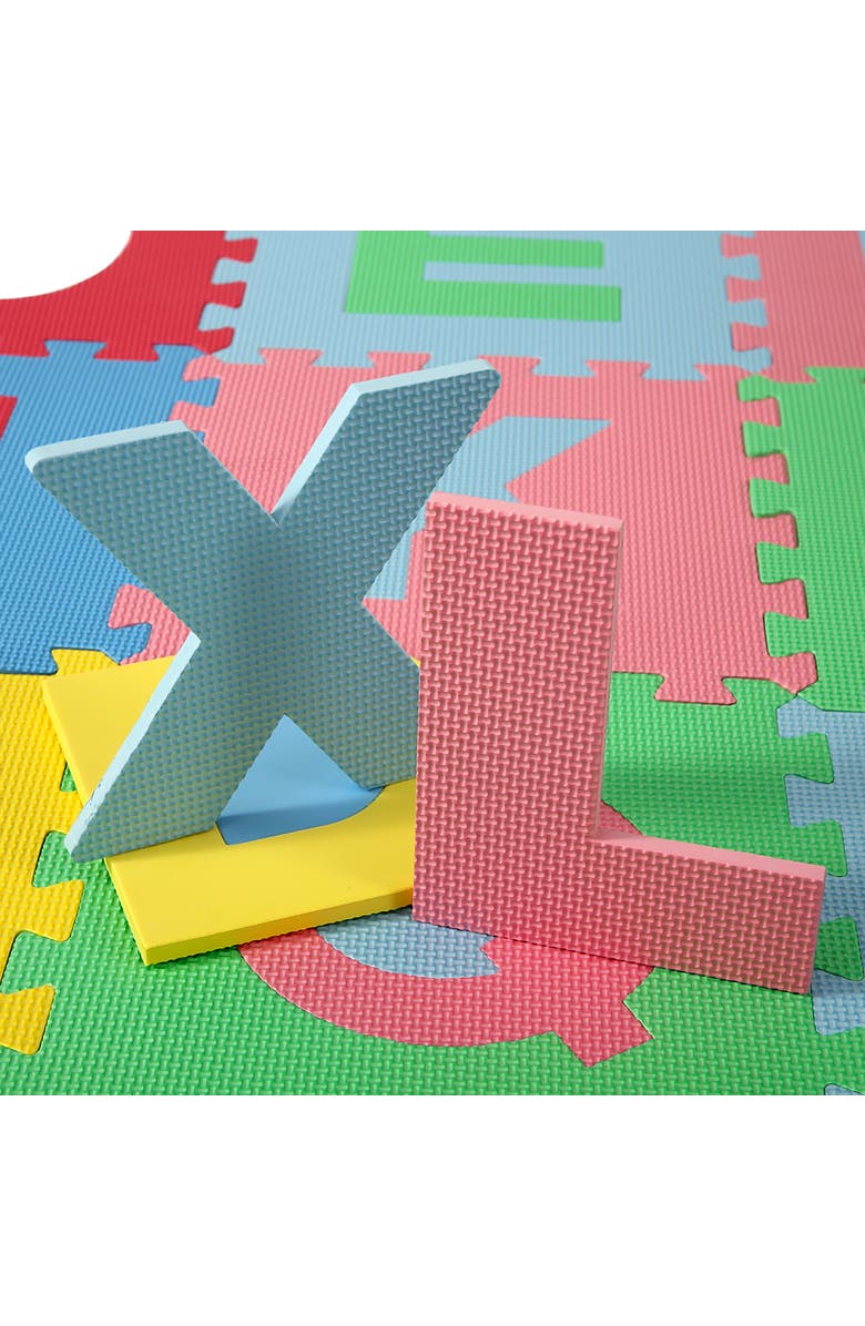 Easy Playhouse Soft Foam Floor Puzzle Tiles, Alternate, color, Multicolored