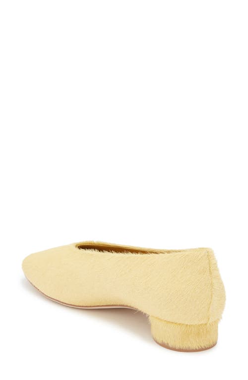 Jeffrey Campbell Trustee Genuine Calf Hair Pump In Yellow