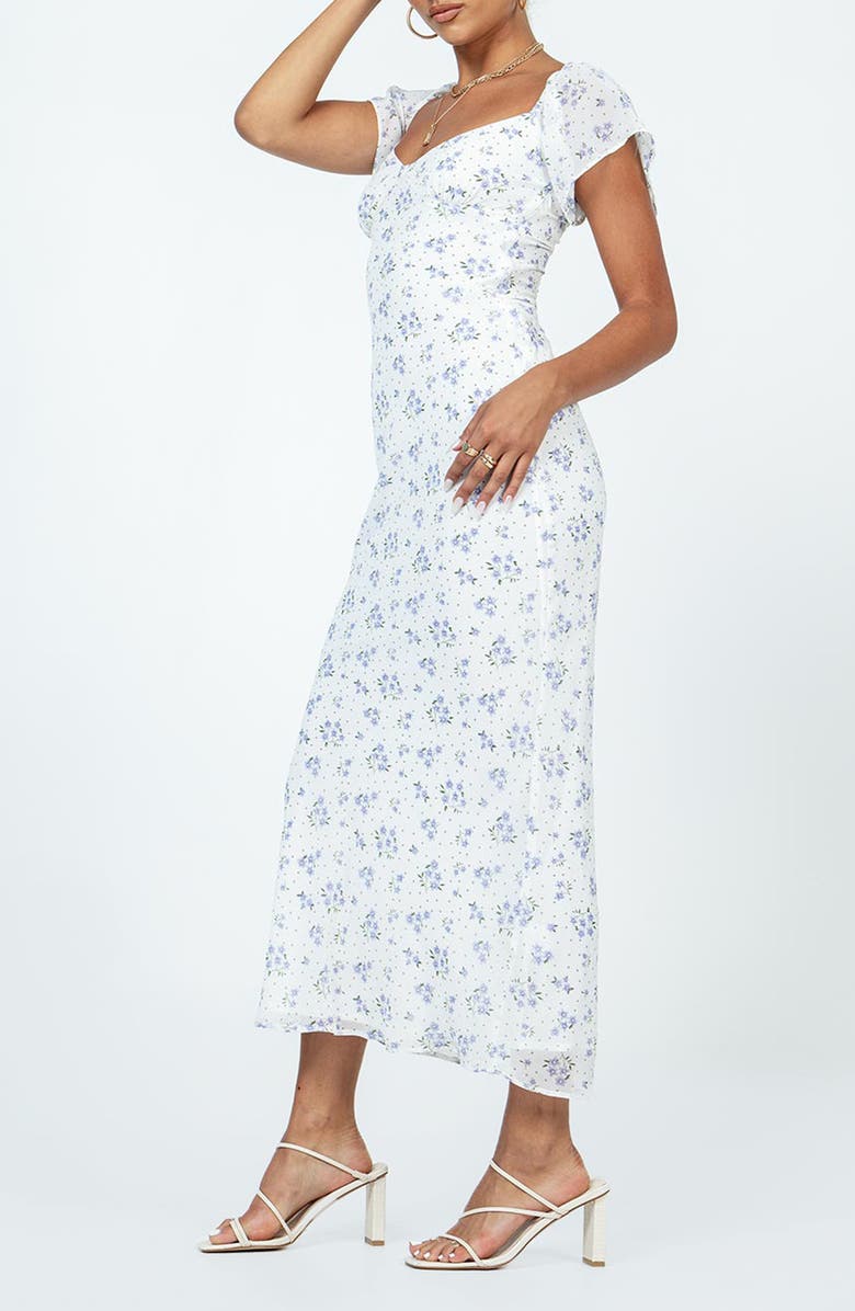 Princess Polly Hera Floral Maxi Dress, Alternate, color, White