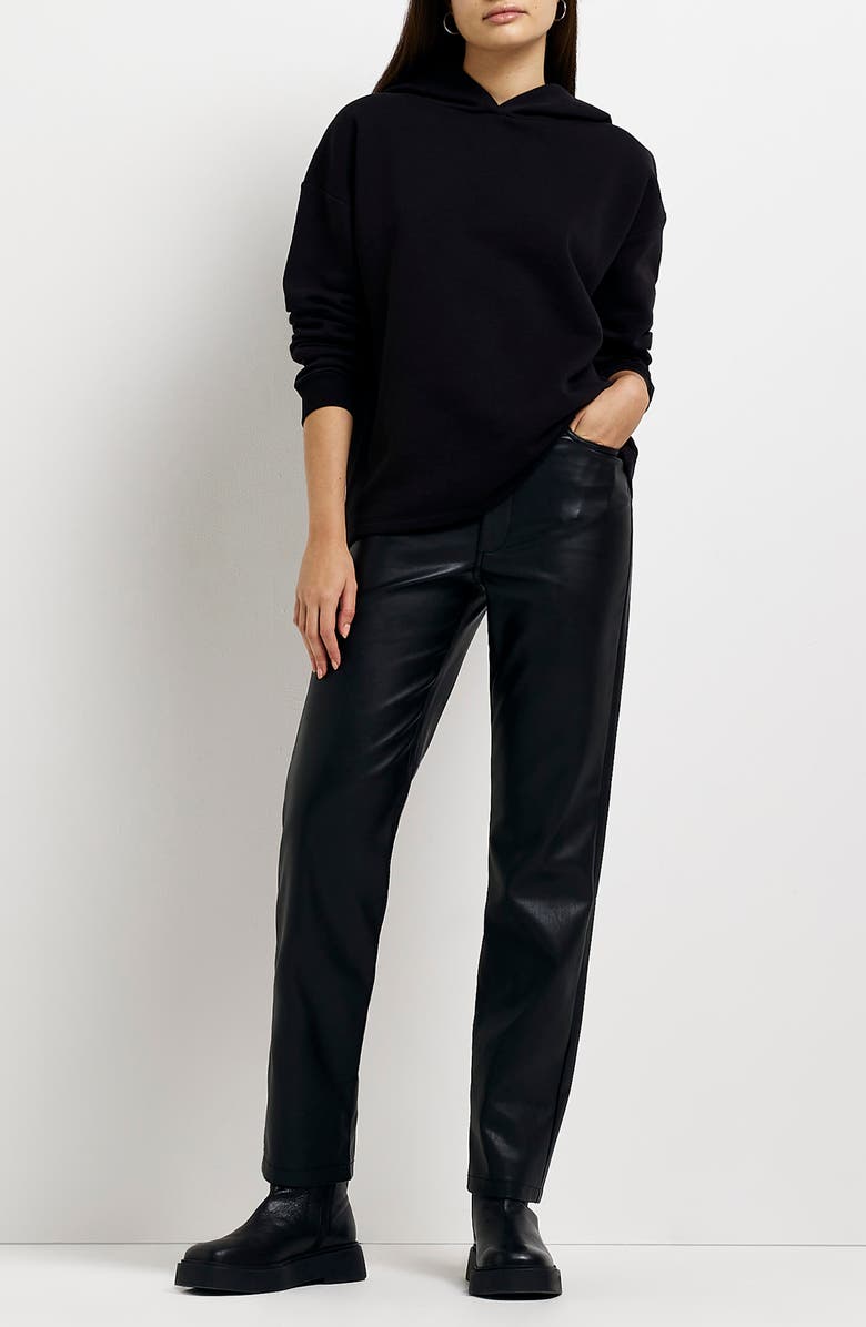 River Island Cotton Blend Hoodie, Alternate, color, 