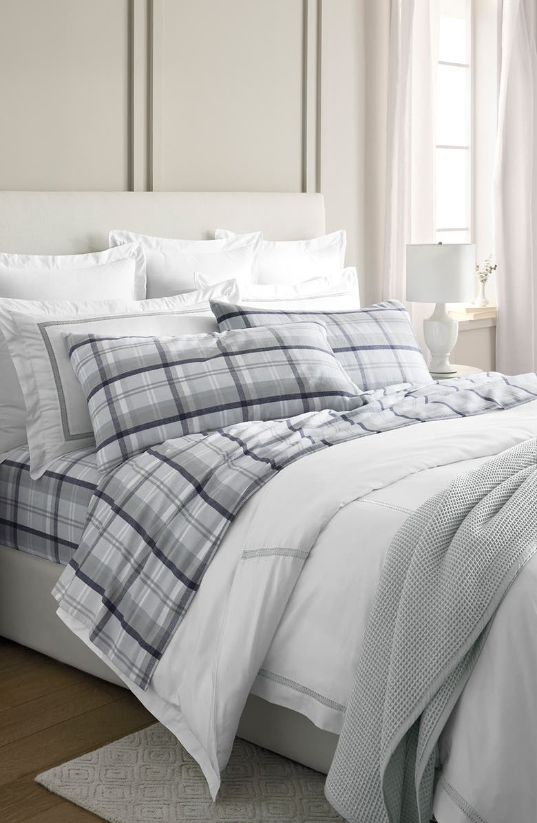Boll & Branch Plaid Organic Cotton Flannel Sheet Set, Alternate, color, 
