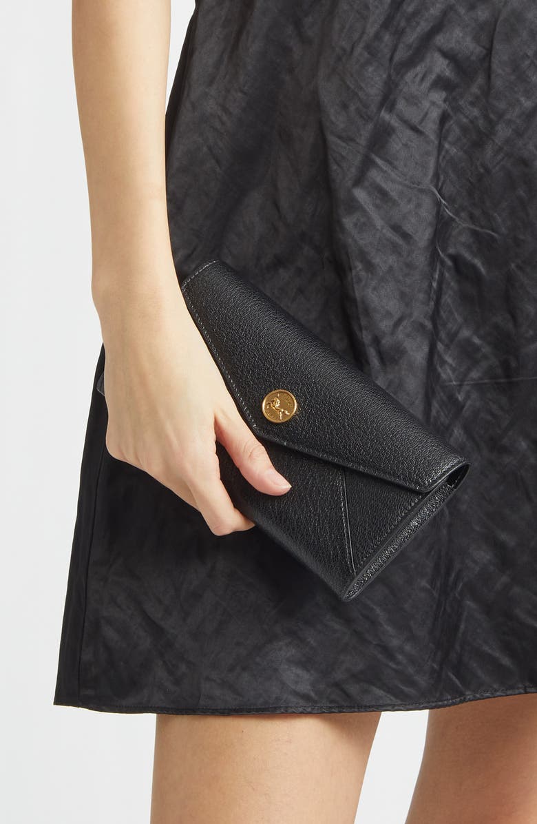 Chloé Envelope Long Wallet, Alternate, color, Black