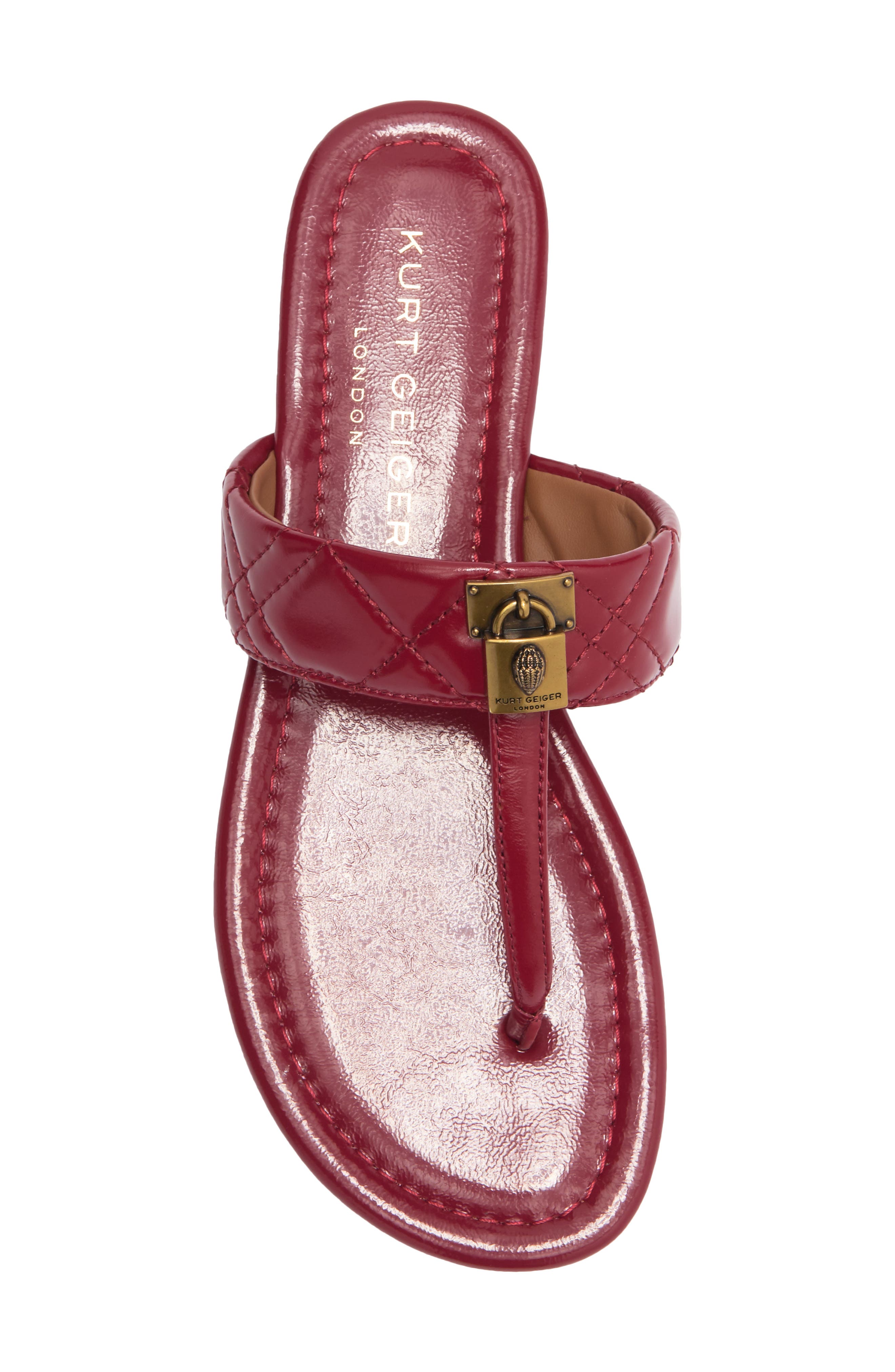 Kurt Geiger London Brixton T-Bar Slide Sandal, Alternate, color, 