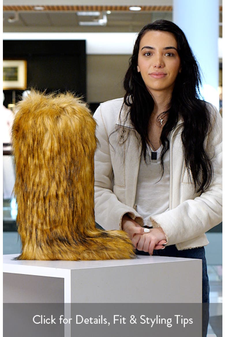 Fayes Faux Fur Platform Boot video