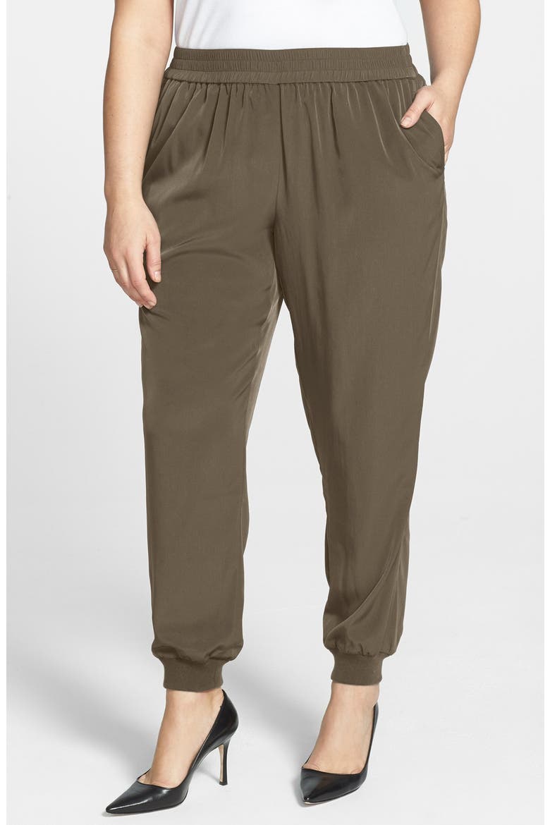 Woven Track Pants, Main, color, OLIVE- TUSCAN