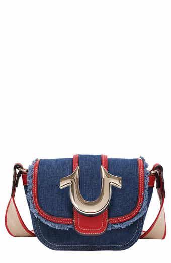 Asher Frayed Edge Mini Flap Crossbody Bag
