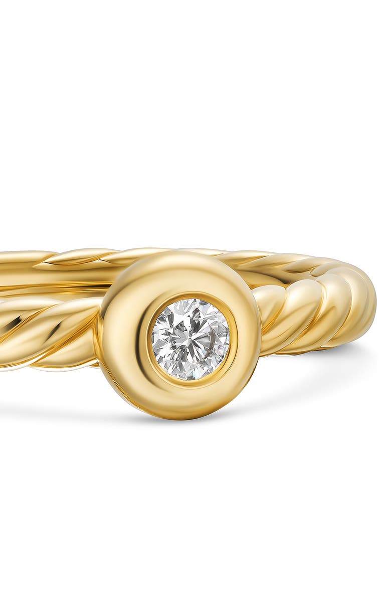 David Yurman Petite Cable Ring, Alternate, color, 18K Gold