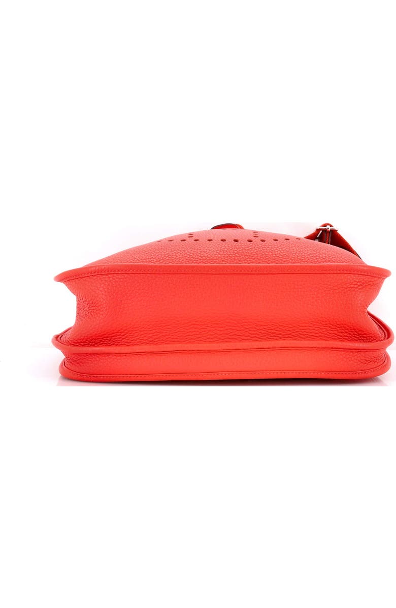 Pre-Owned Hermes Evelyne Bag Gen III Clemence GM, Alternate, color, Rouge Pivoine