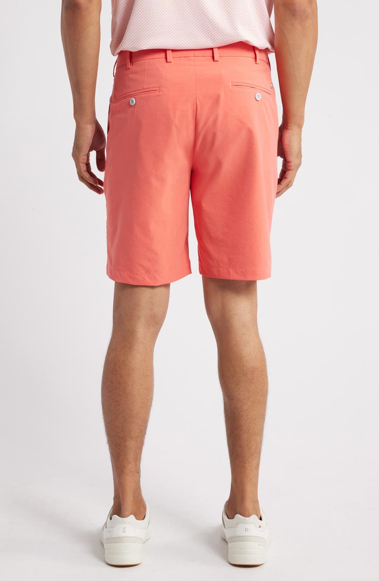 Peter Millar Surge Tailored Fit Water Resistant Performance Shorts, Alternate, color, Scarlet Lily