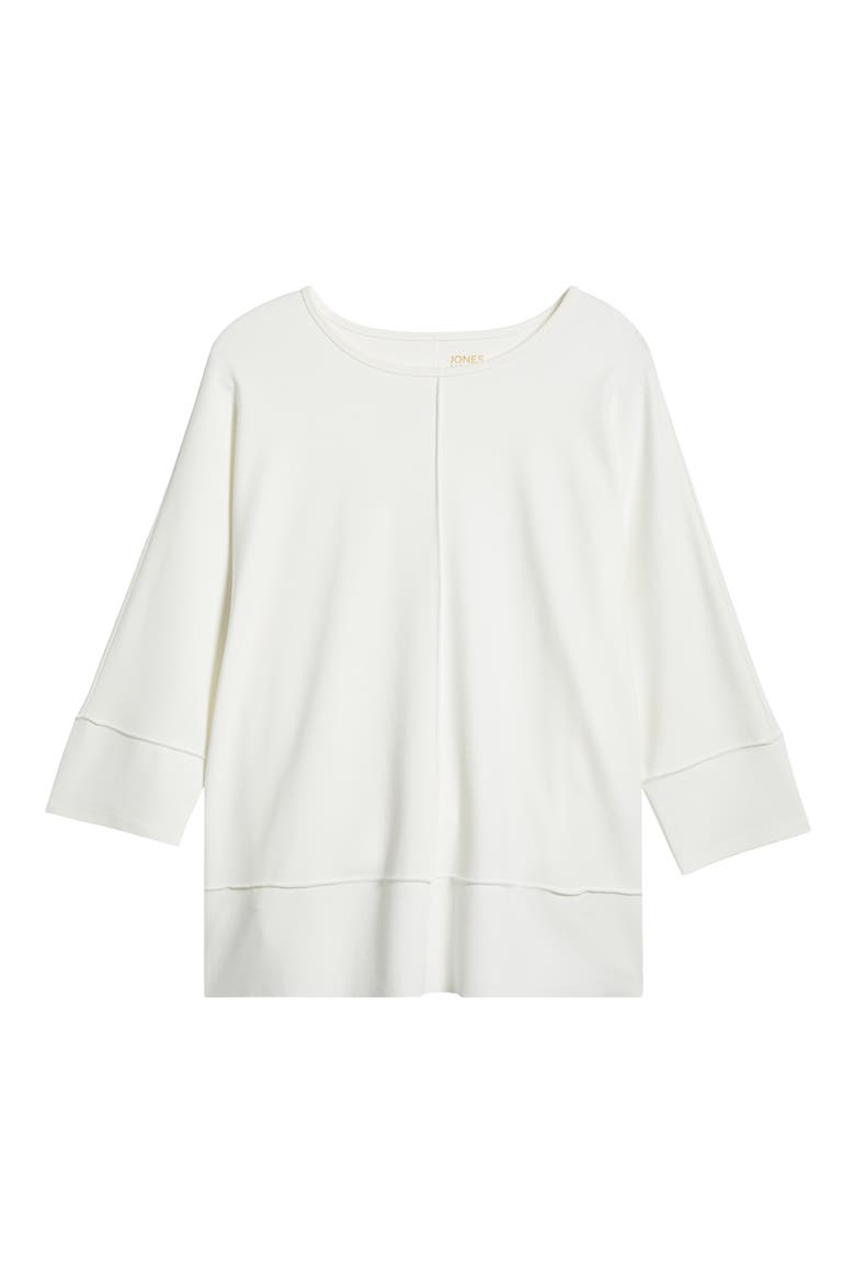 Serenity Three Quarter Sleeve Knit Top, Alternate, color, NYC WHITE