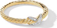 David Yurman Petite X Diamond Ring