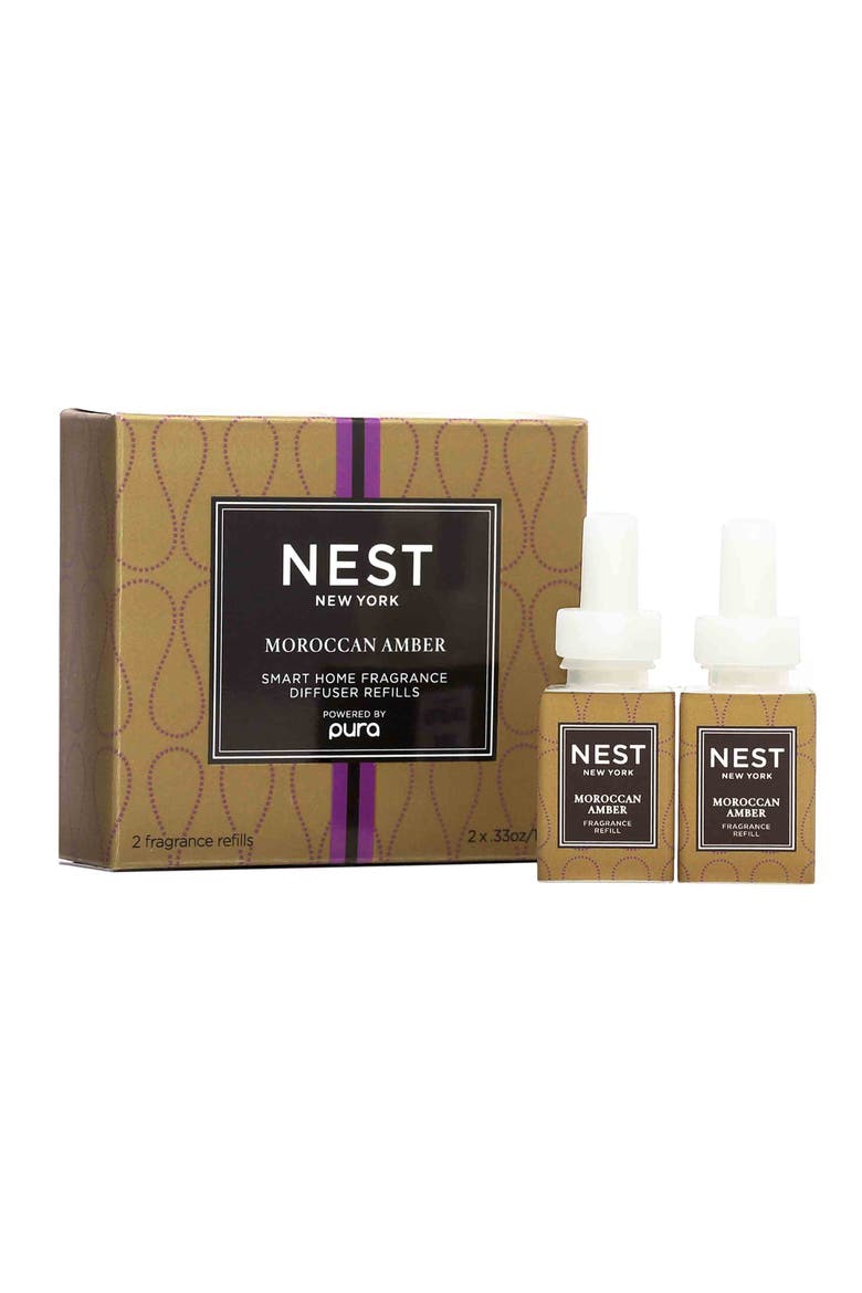 New York Pura Smart Home Fragrance Diffuser Refill Duo, Alternate, color, MOROCCAN AMBER