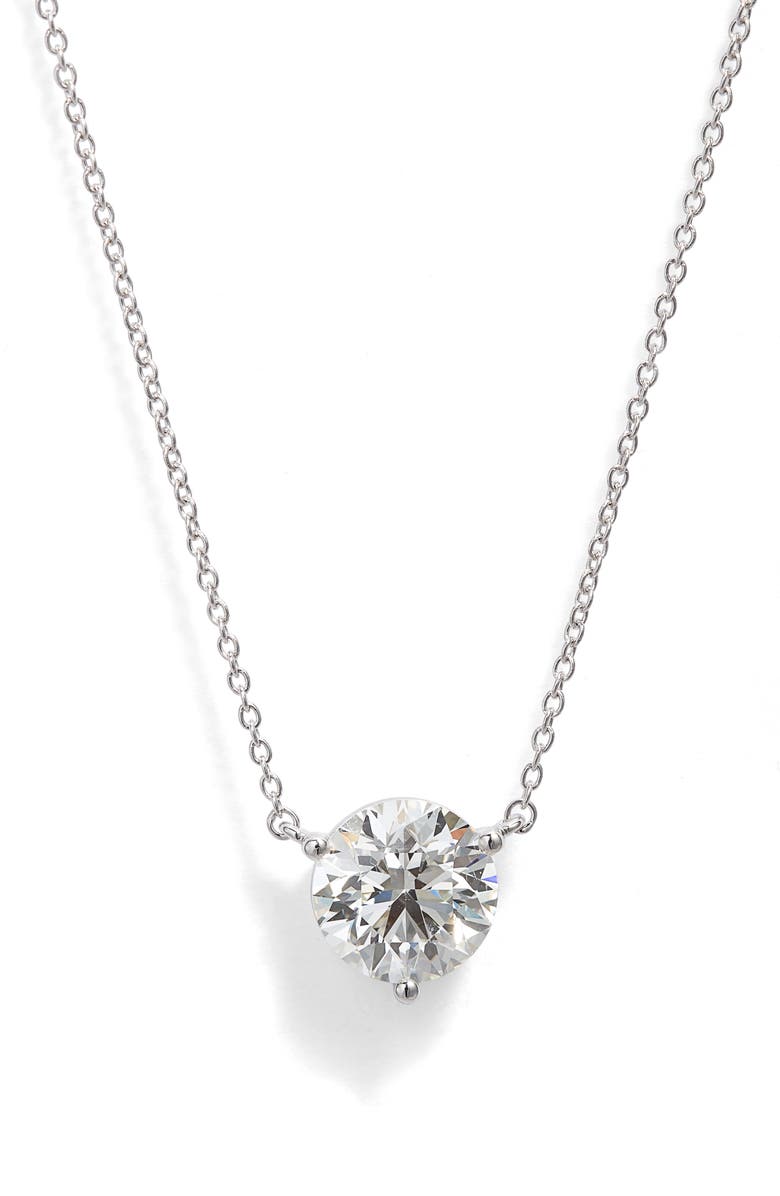 LIGHTBOX 2-Carat Lab Grown Diamond Necklace, Main, color,