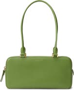 Veronica Beard Boxy Leather Shoulder Bag