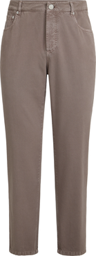 Brunello Cucinelli Gabardine garment dyed trousers