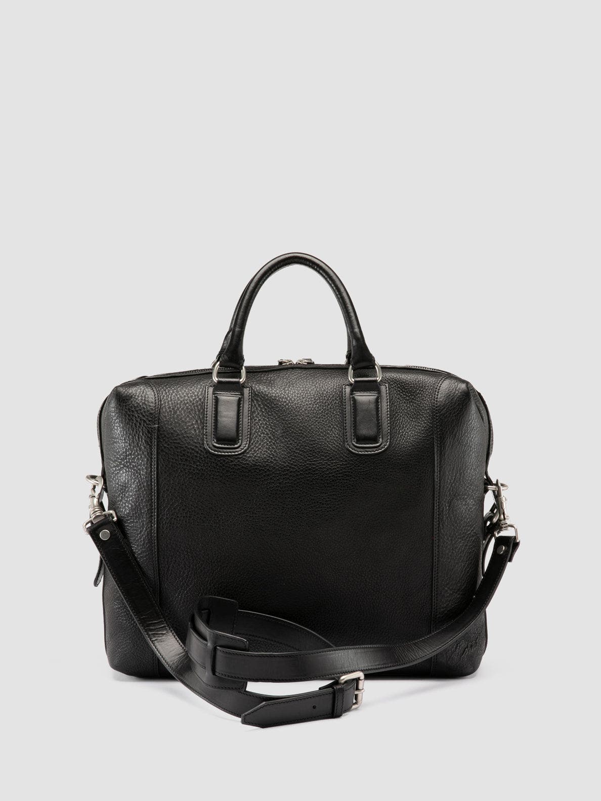 Officine Creative Jules 007 Briefcase, Alternate, color, Black