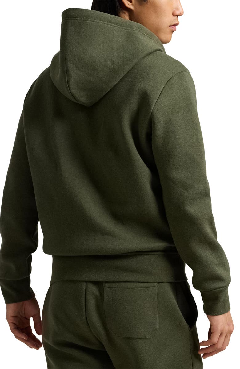 Polo Ralph Lauren Double Knit Cotton Blend Zip Hoodie, Alternate, color, 