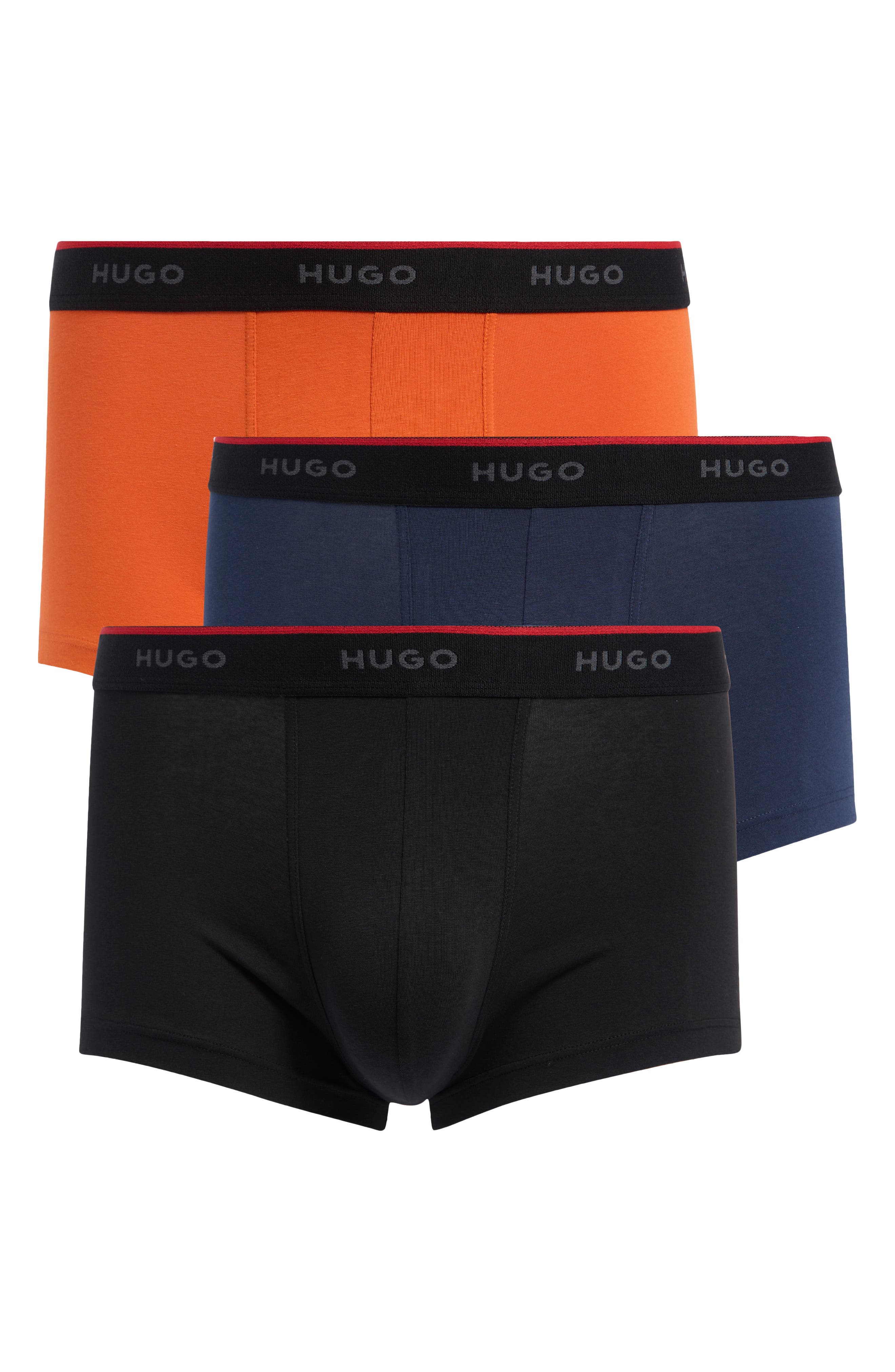 BOSS 3-Pack Stretch Cotton Trunks