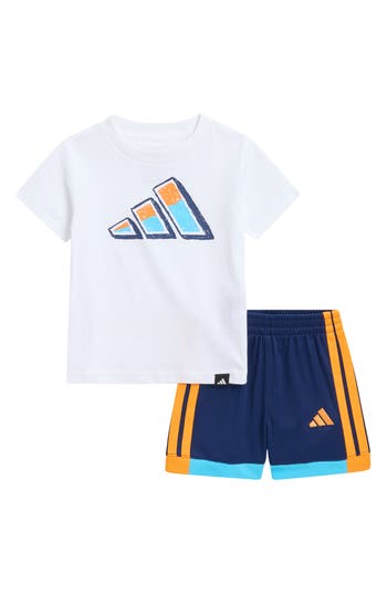 Adidas Originals Babies' Adidas Graphic T-shirt & Shorts Set