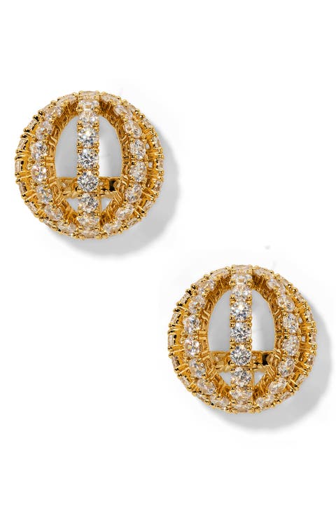 Muse Sphere Button Earrings