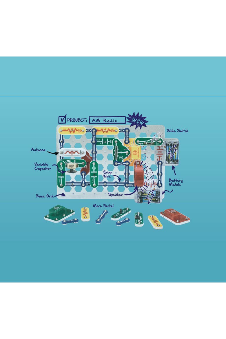 Elenco Snap Circuits Sc300, Kids Ages 8+, Alternate, color, Multicolored