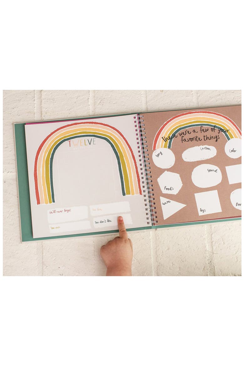 'Baby's First Year' Little Rainbow Memory Book, Alternate, color, MULTI