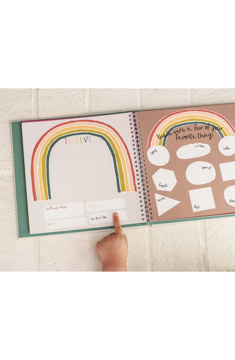 Lucy Darling 'Baby's First Year' Little Rainbow Memory Book, Alternate, color, Multi