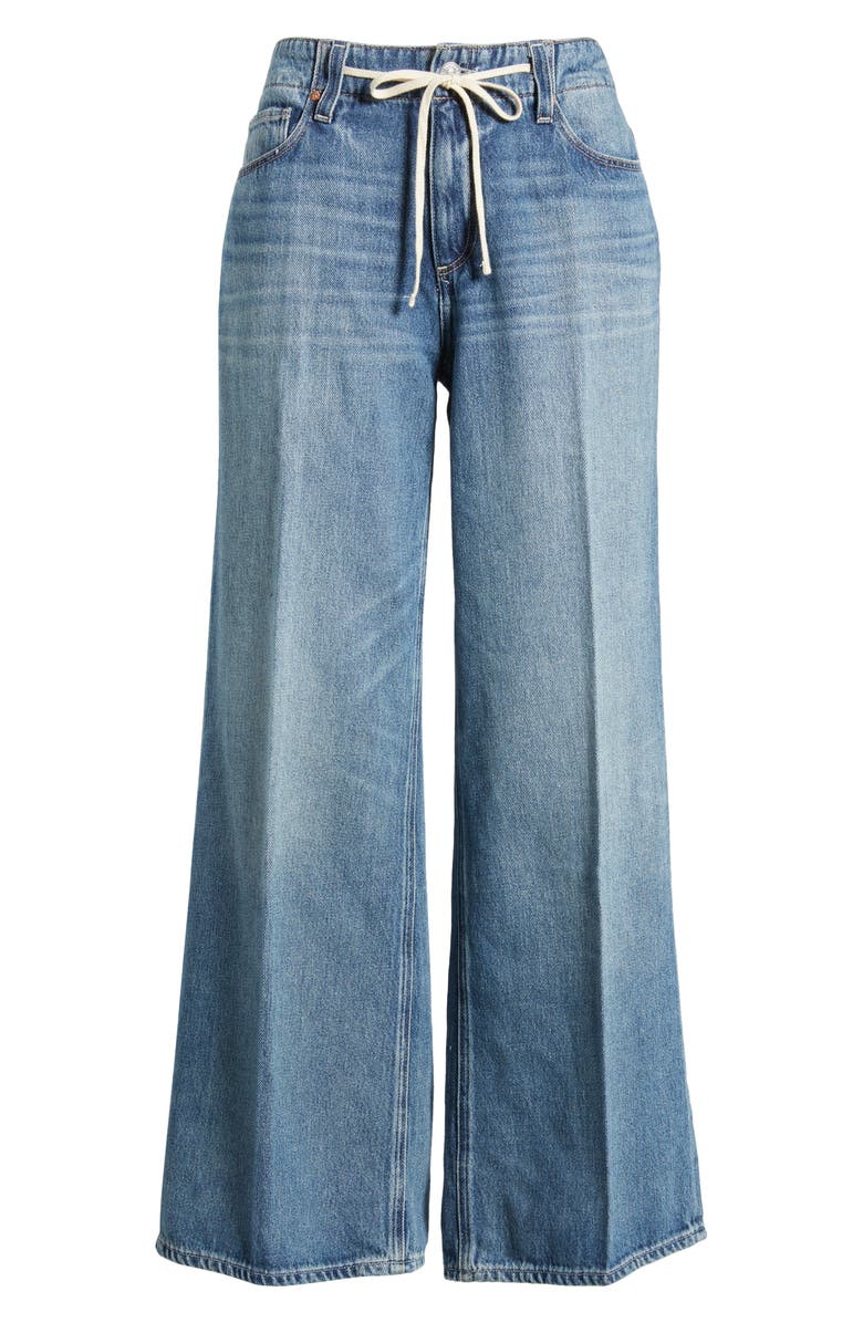 PAIGE Zoey Tie Waist Wide Leg Jeans, Alternate, color, Jazz Club