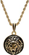 STEELTIME Men's Lion Pendant Necklace