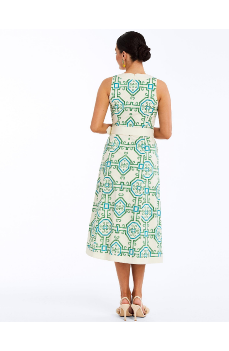 Mestiza New York Louisa Midi Dress, Alternate, color, Green