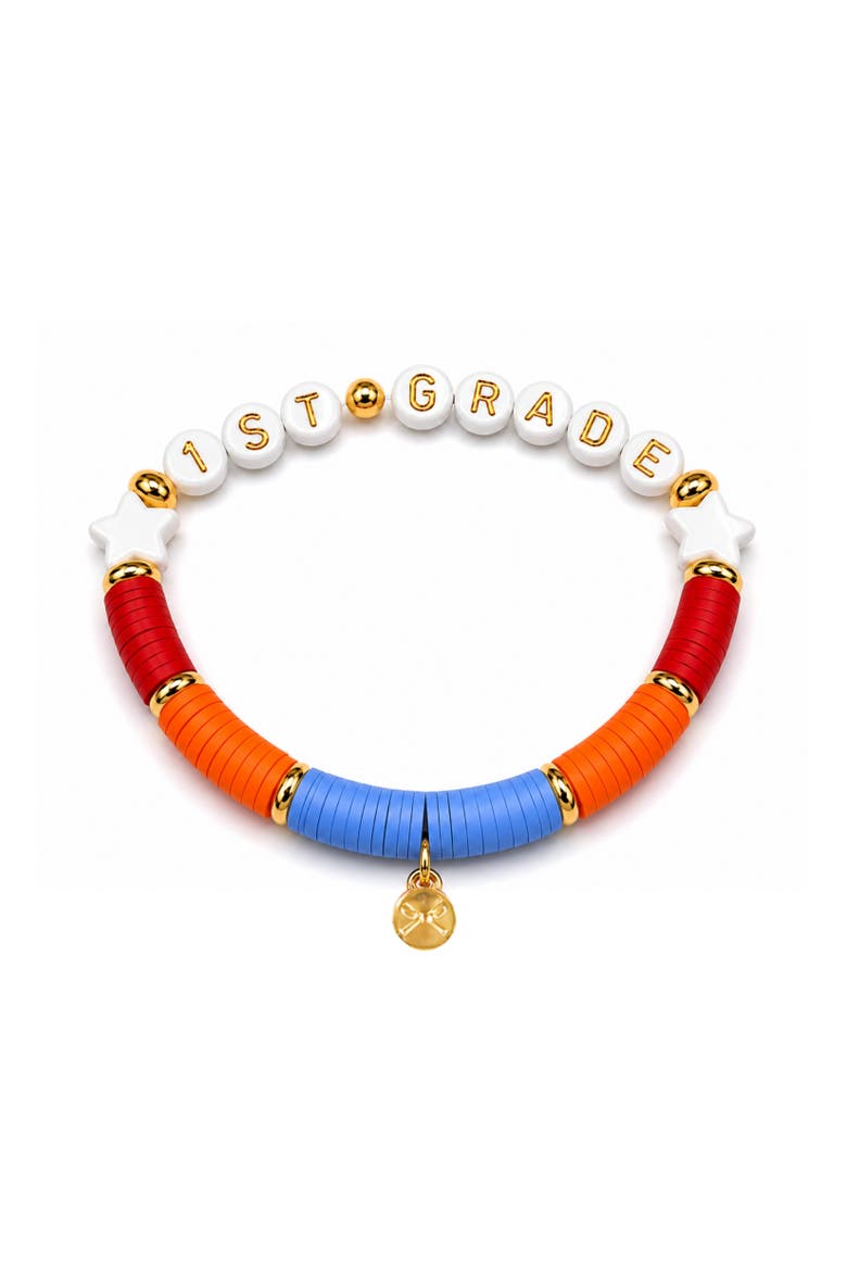 First Grade Bracelet, Main, color, Blue/Orange/Red/White