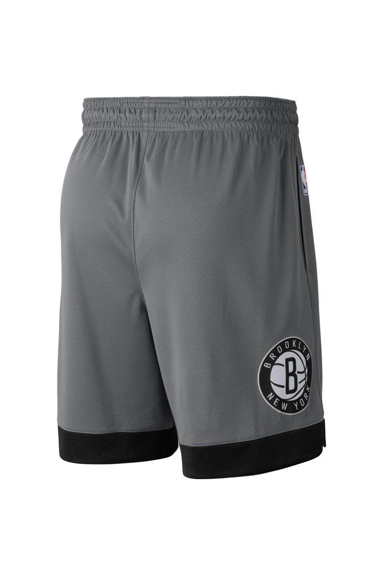 Men's Jordan Brand Charcoal Brooklyn Nets Statement Edition Swingman Shorts, Alternate, color, Charcoal
