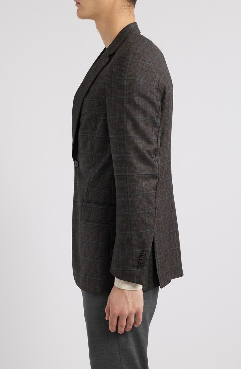 Peter Millar Flynn Classic Fit Windowpane Check Wool Sport Coat, Alternate, color, 