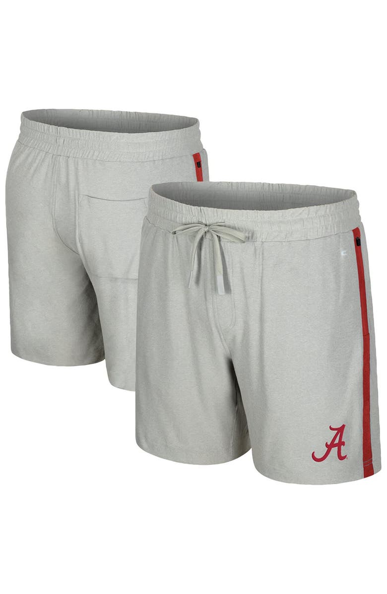 COLOSSEUM Men's Colosseum Gray Alabama Crimson Tide Mac Shorts, Main, color, Gray