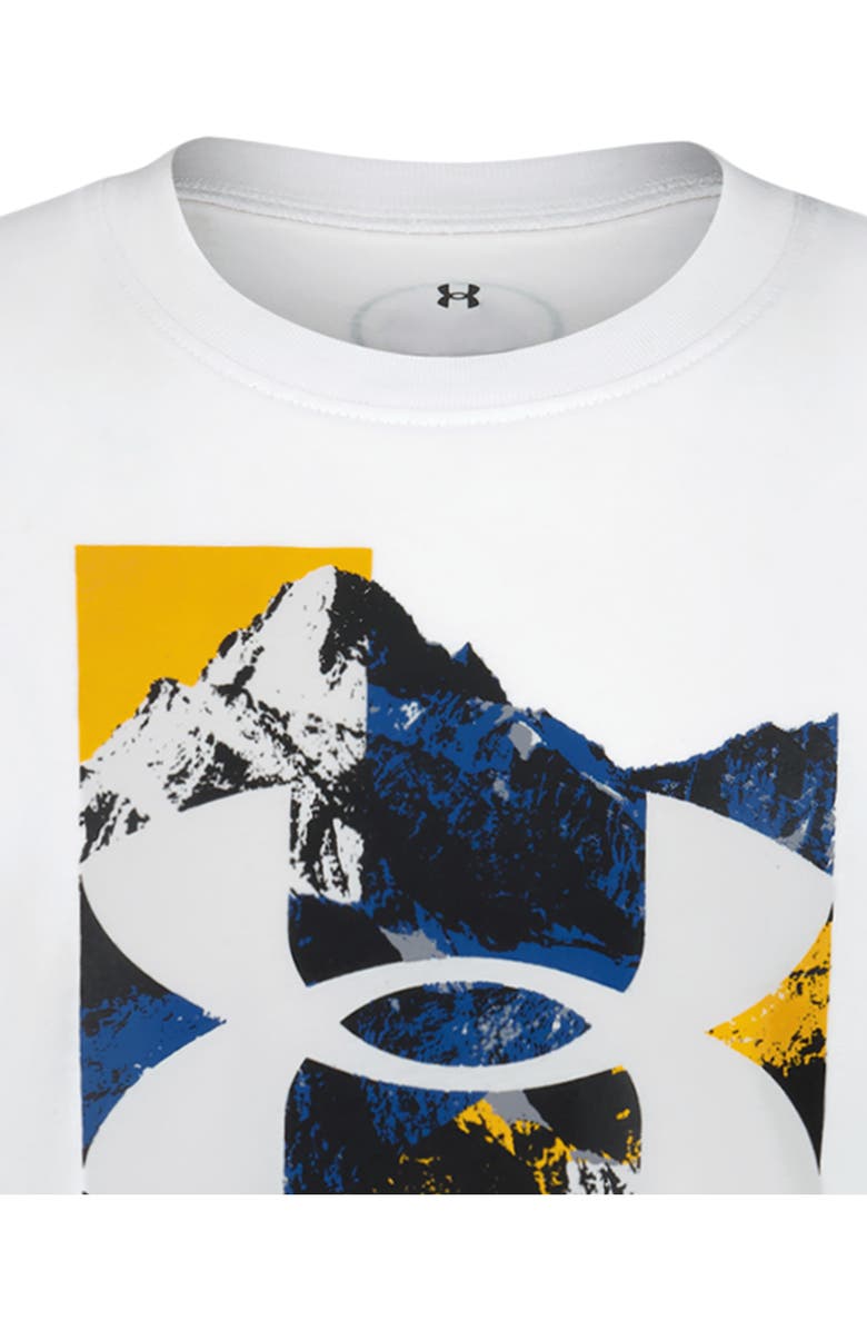 Under Armour Kids' Mirror Mountain Graphic T-Shirt, Alternate, color, White