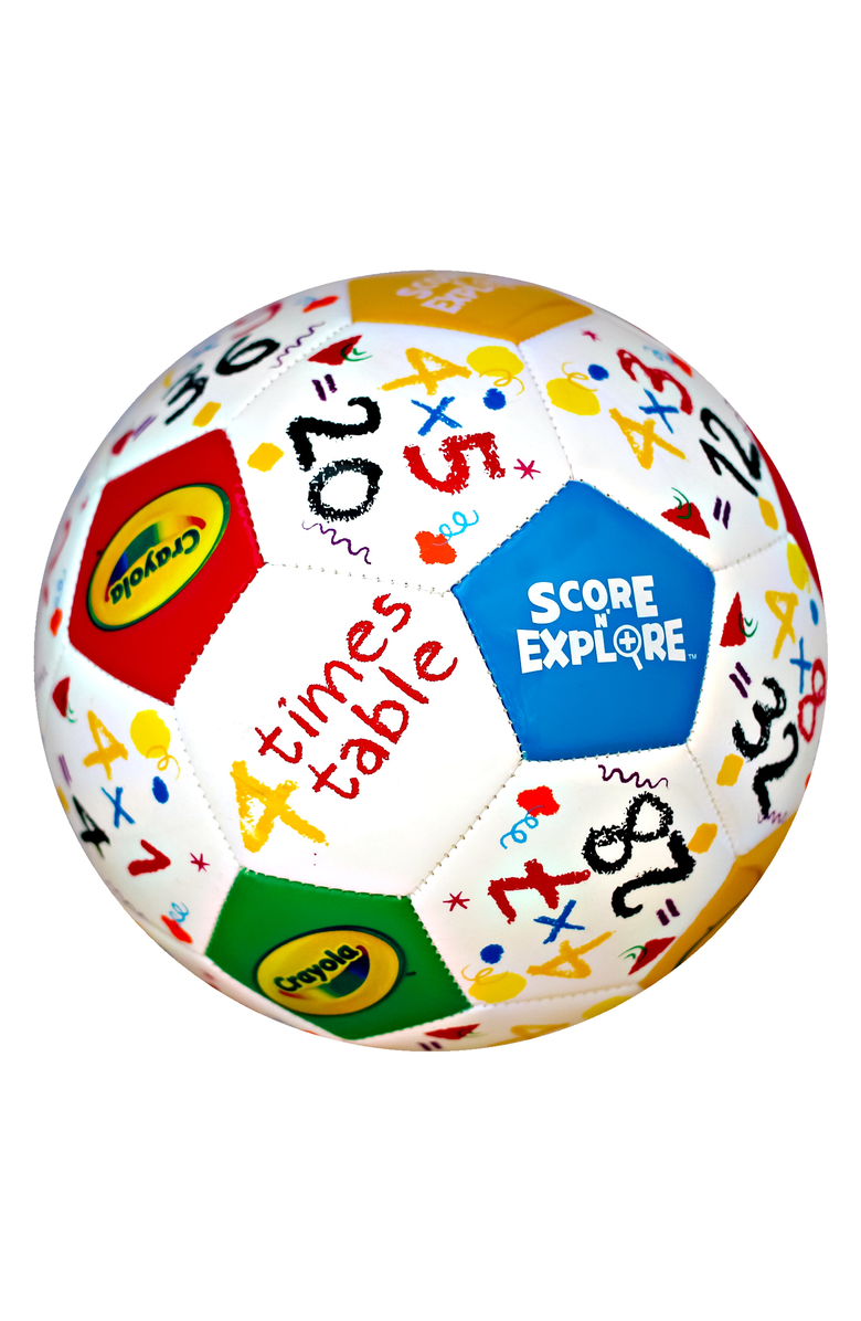 iconsportgroup Multiplication Explorer Soccer Ball, Alternate, color, Multiplication Explorer