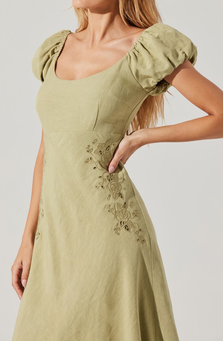 ASTR the Label Leocadia Midi Dress, Alternate, color,