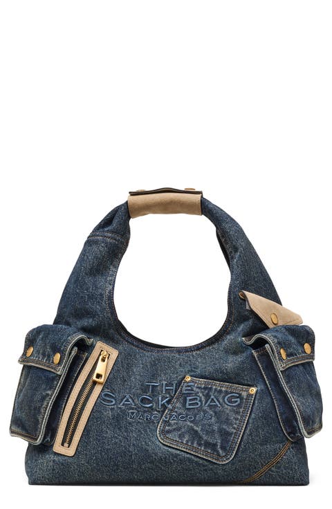 The Sack Denim Shoulder Bag