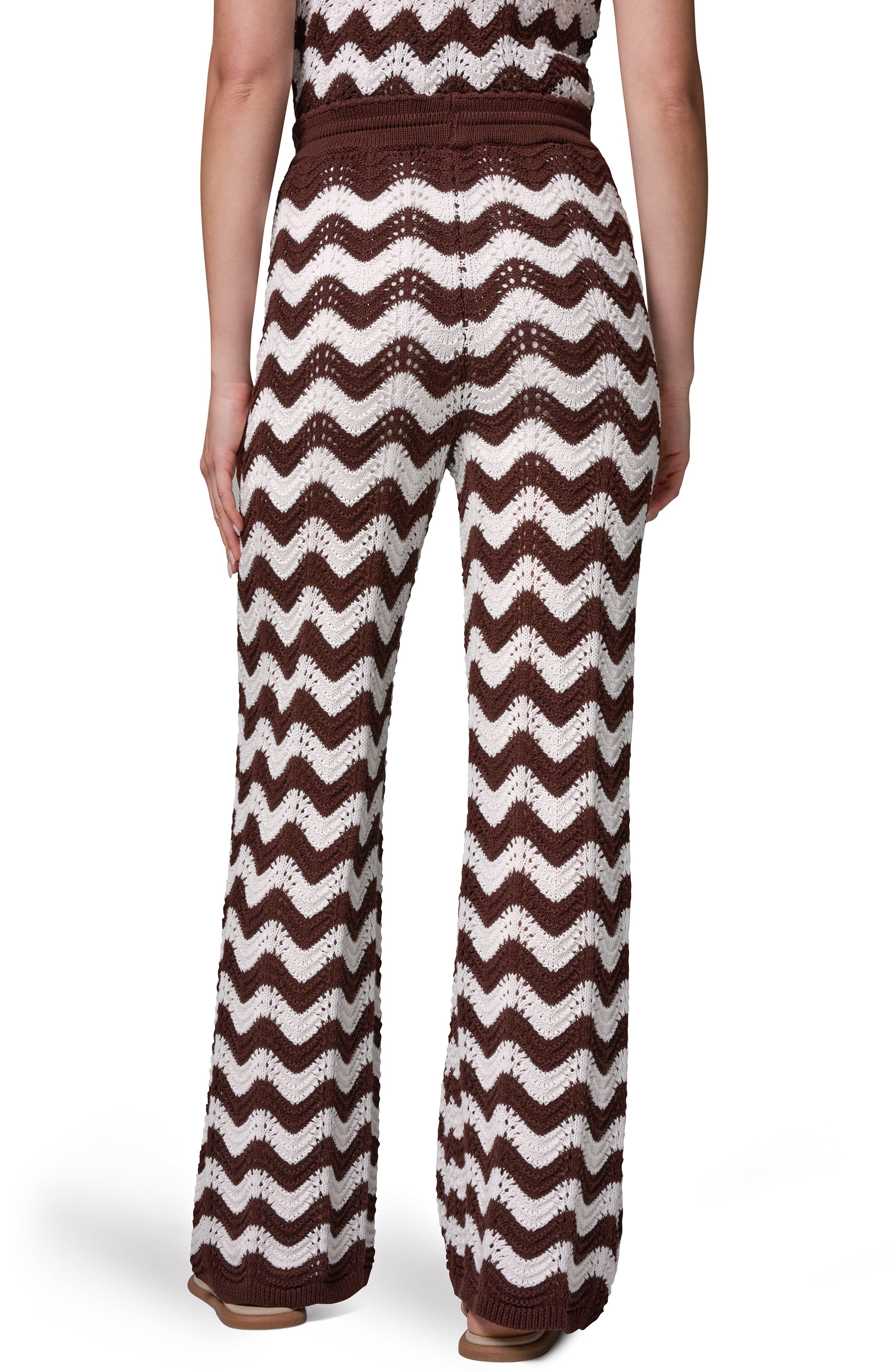 Scallop Stripe Pointelle Pants - image 2