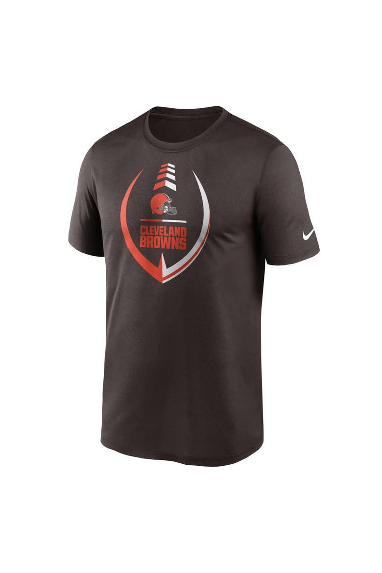 Men's Nike Brown Cleveland Browns Icon Legend Performance T-Shirt, Alternate, color, Brown