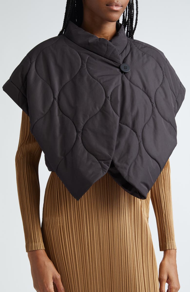Pleats Please Issey Miyake Asteroid Quilted Jacket, Alternate, color, 