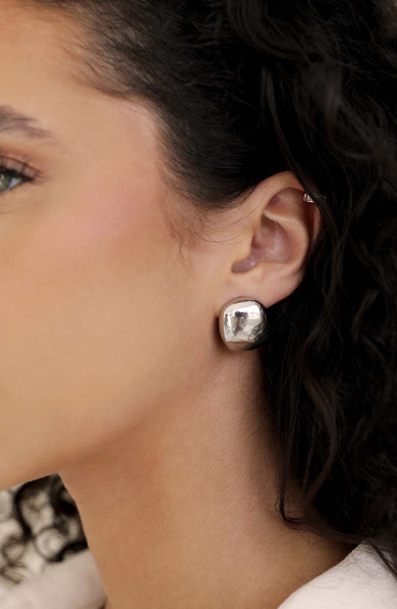 Ettika Minimalist Curved Square Drop Earrings, Alternate, color,