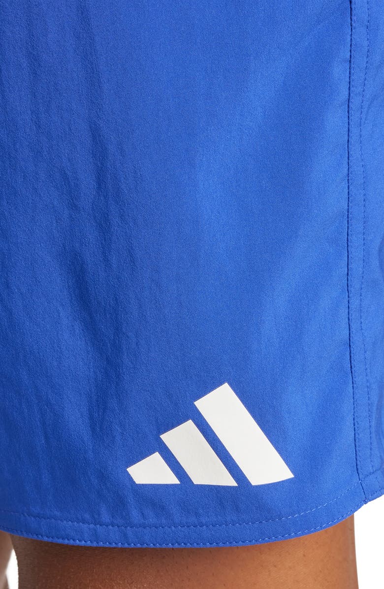 adidas Essentials Swim Trunks, Alternate, color, Semi Lucid Blue/ White